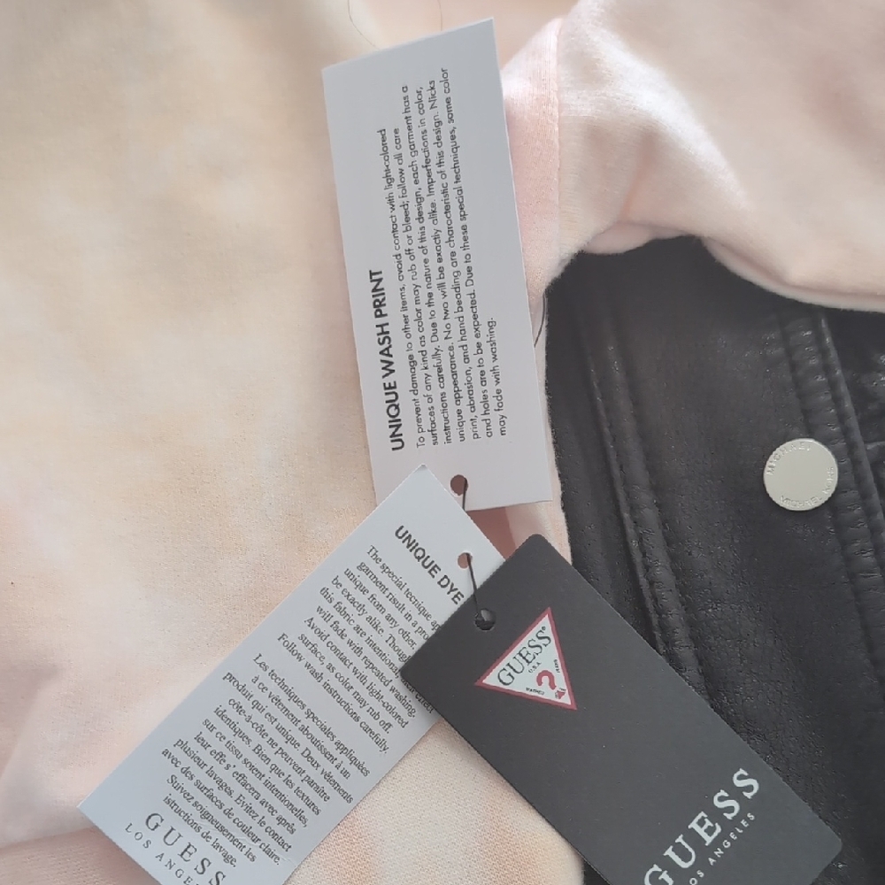 Guess Pastel Pink Logo Sweatshirt - Picture 5 of 8